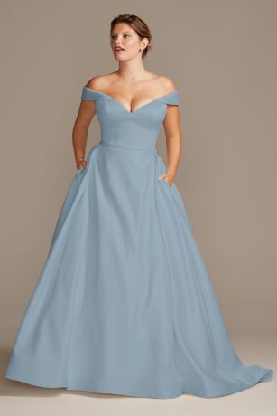 david's bridal light blue